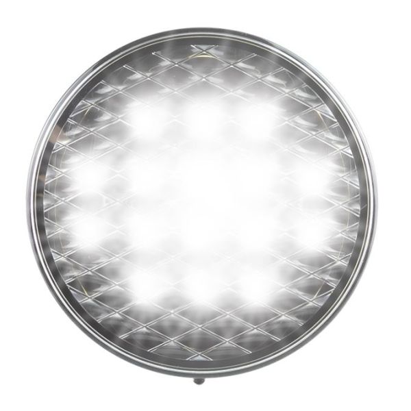 LED Autolamps 82WM 12/24V 82 Series Round Reverse Lamp - Clear Lens PN: 82WM